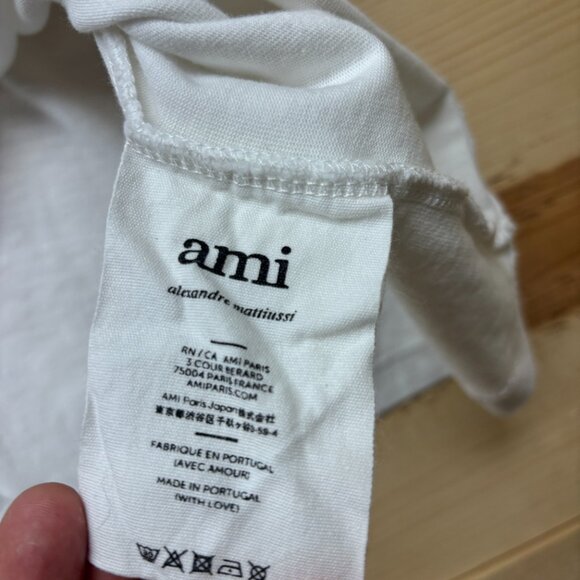AMI Alexandre Mattiussi x Jean Julien Shirt White Mens Large - Picture 9 of 14